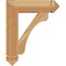 Ekena Millwork Legacy Arts & Crafts Rough Sawn Bracket, Western Red Cedar, 4"W x 18"D x 22"H BKT04X18X22LEC03RWR - alternate 4